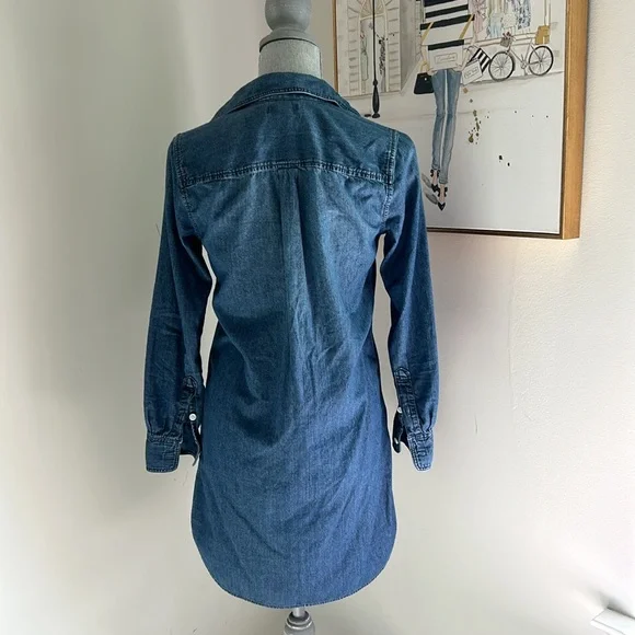 JCrew Denim Shirt Dress - Picture 5 of 5